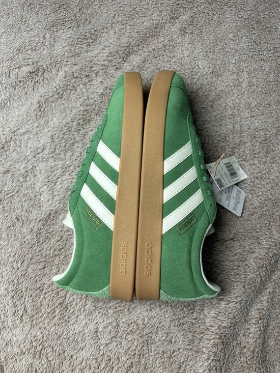 adidas VL Court 2.0 Preloved Green Suede Men\'s Sneaker JH5077 White Gum 11.5 New main image 15